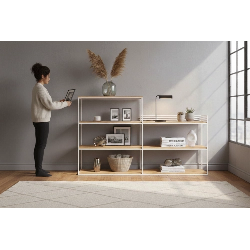 KONSOLA - REGAŁ BIAŁY SKD-365